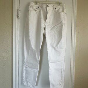 Abercombie Curve Love, The Skinny fit, High Rise White Jeans, Size 31